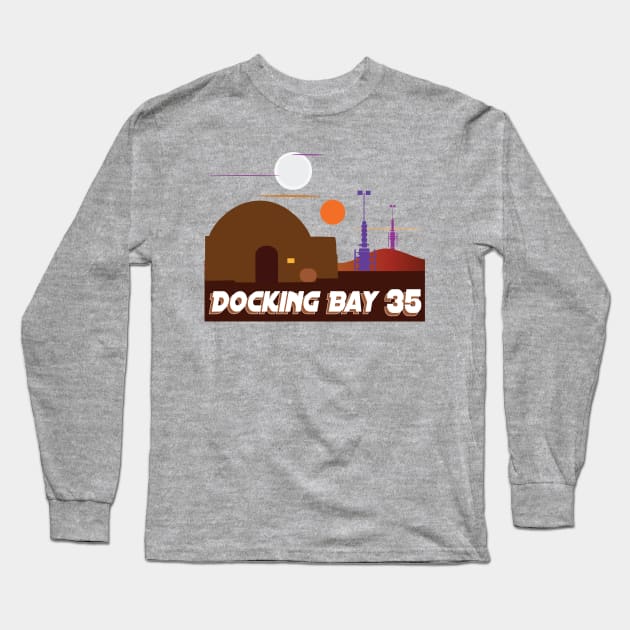 Docking Bay 35 - Shirts Long Sleeve T-Shirt by Teeman